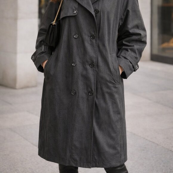 RARE 80s COLD WINTERS MONTREAL Auckie Sanft Full Length COAT 50" LONG - Picture 2 of 16